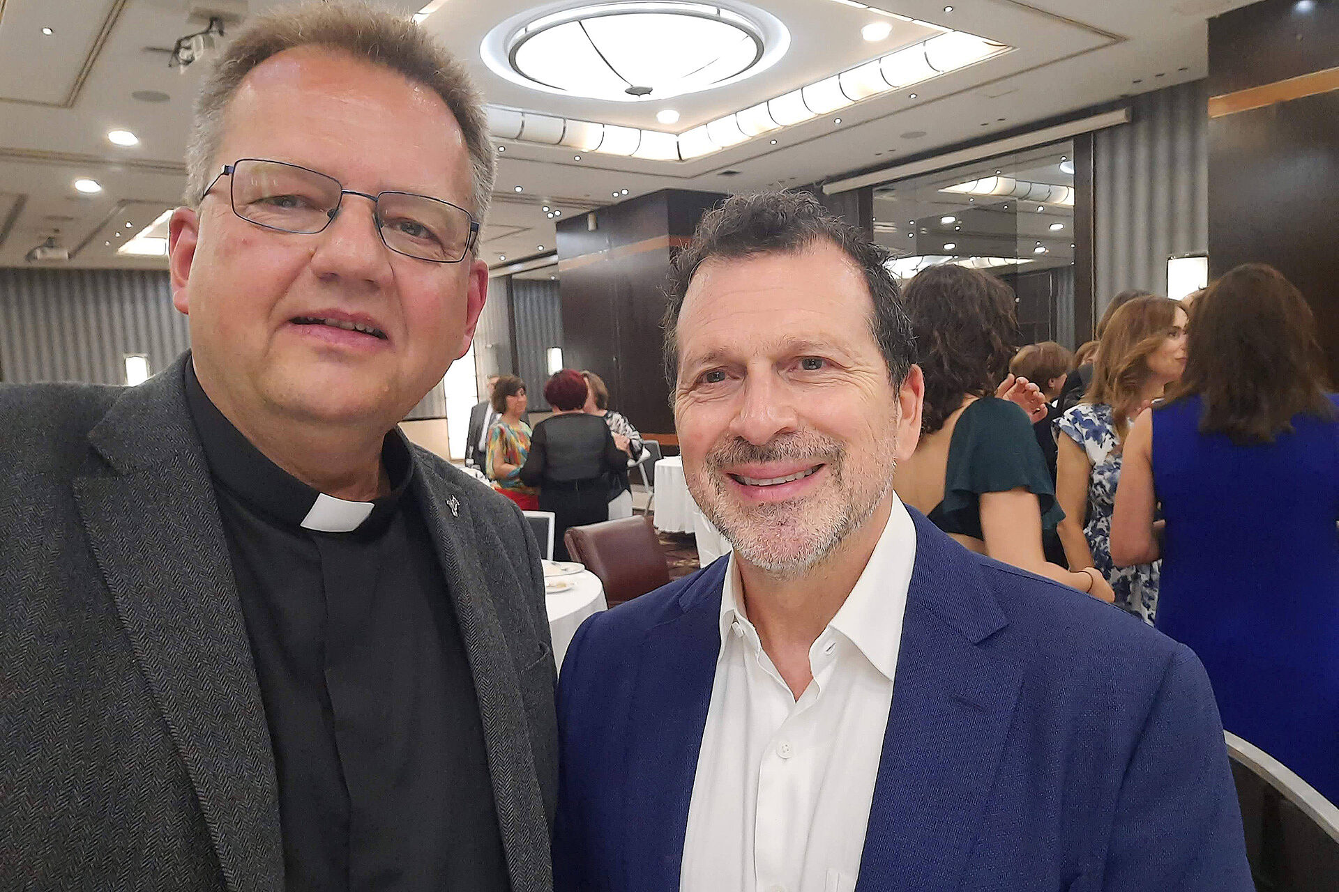 Selfie von zwei Männern.