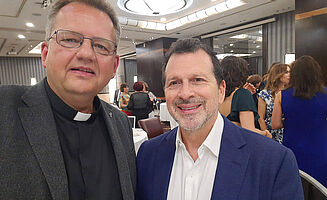 Selfie von zwei Männern.